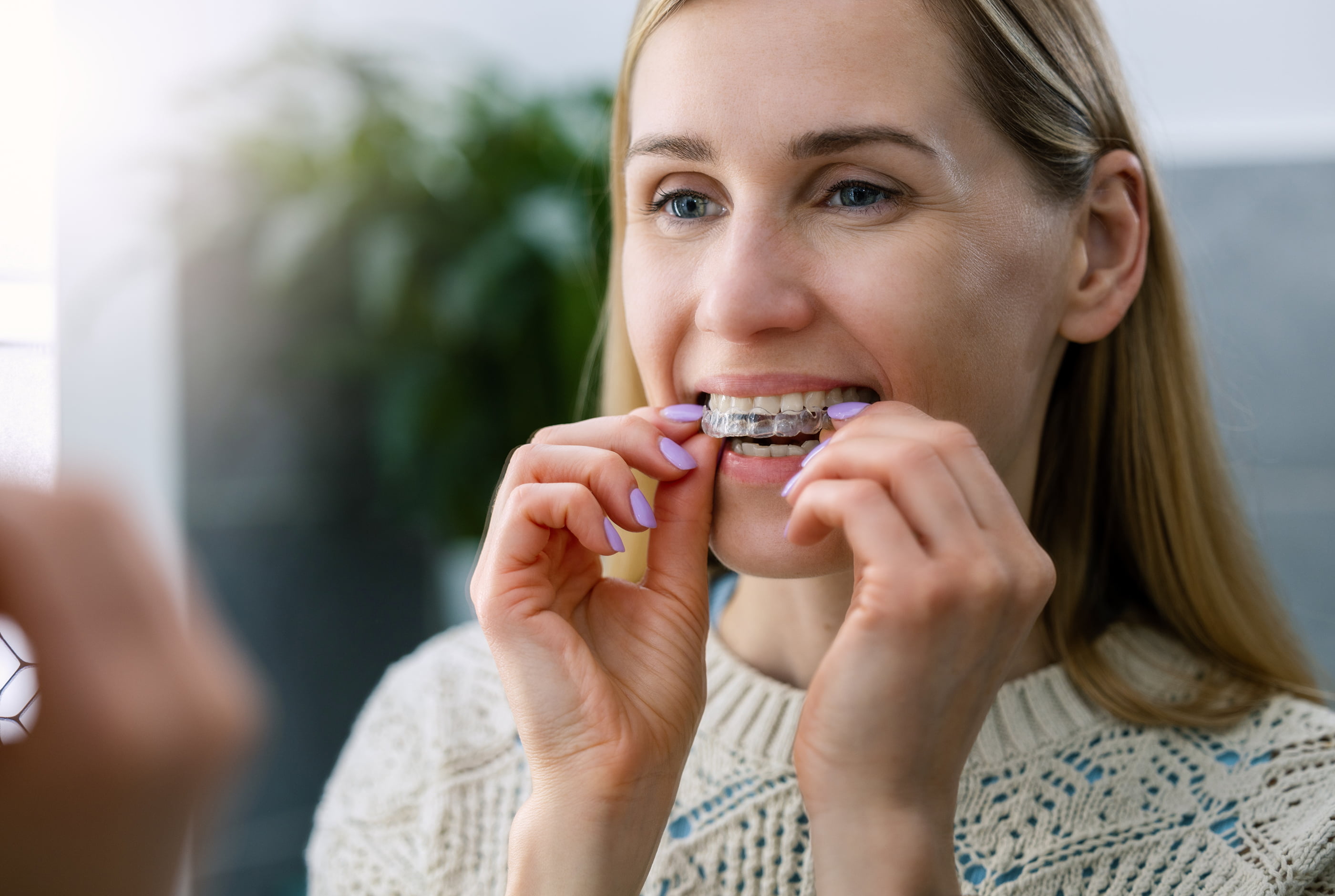 Clear aligners for bite and teeth alignment at Pure Arts