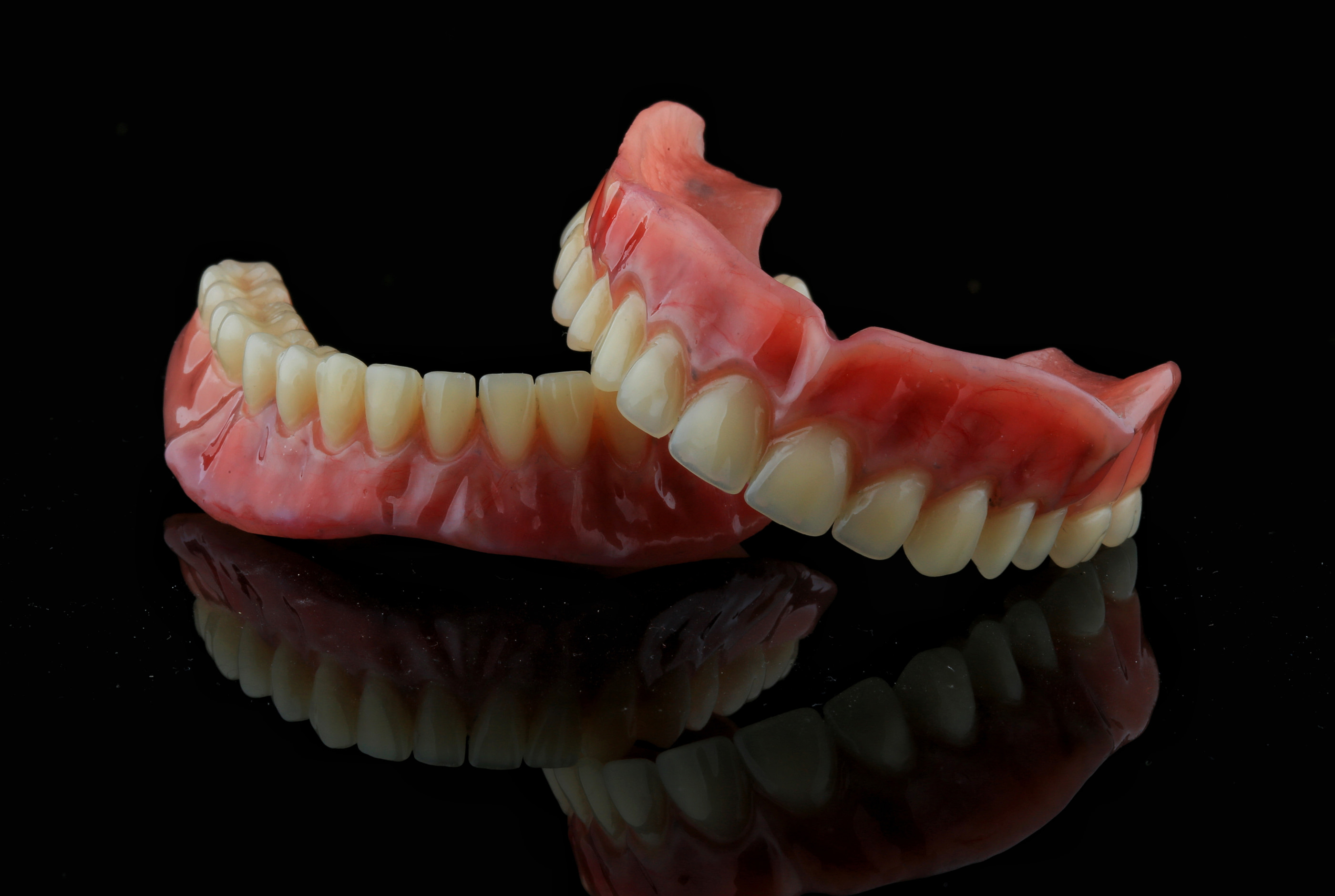 Full dentures for complete tooth replacement at Pure Arts